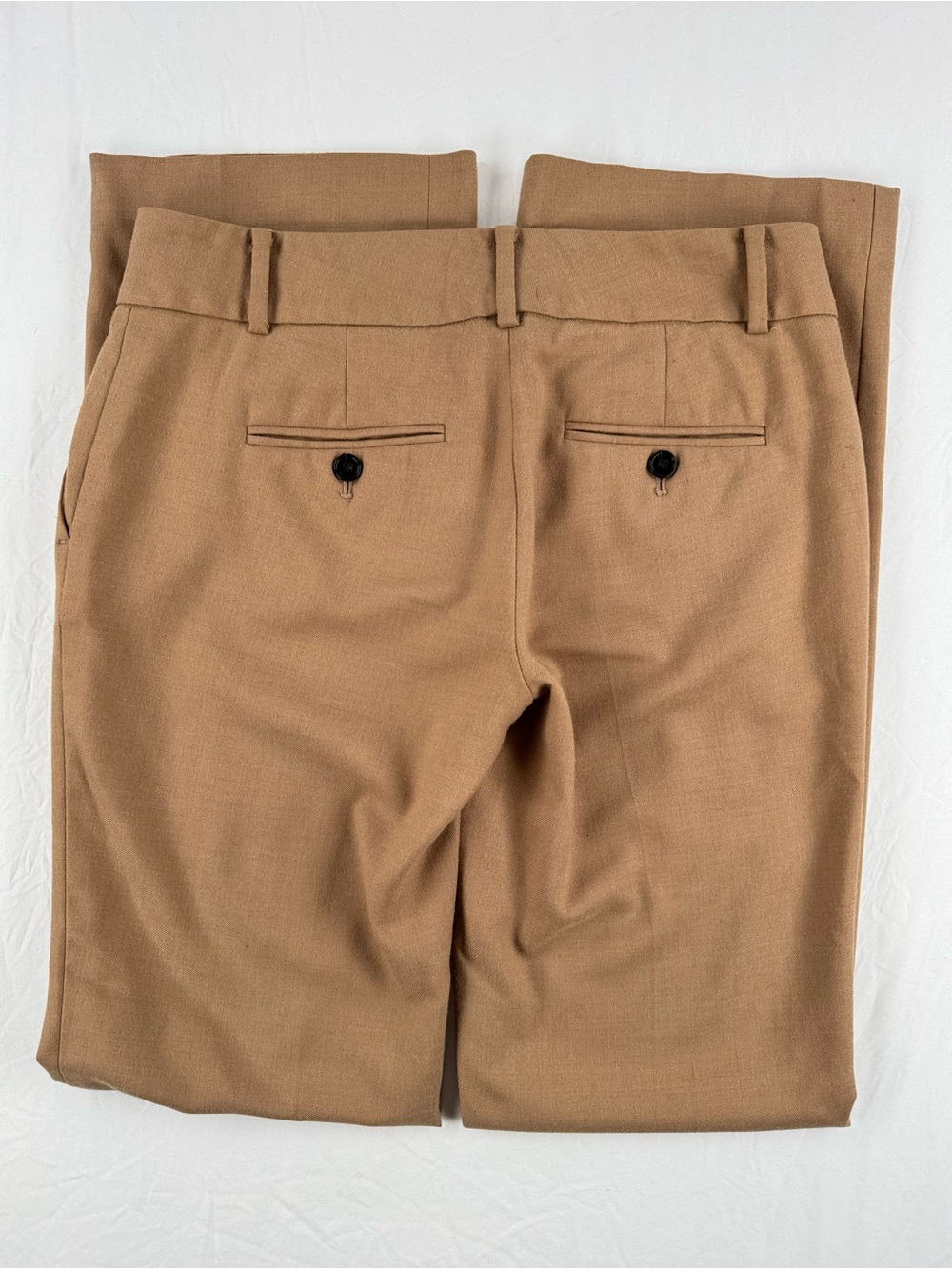 Ann Taylor Tan Straight Leg Dress Trousers - Picture 3 of 7